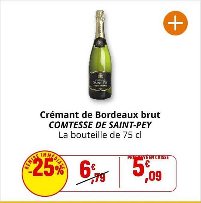 Crémant de Bordeaux brut COMTESSE DE SAINT-PEY