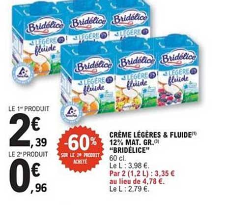 Crème Légères & Fluide 12% M.G.