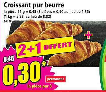 Croissant pur beurre