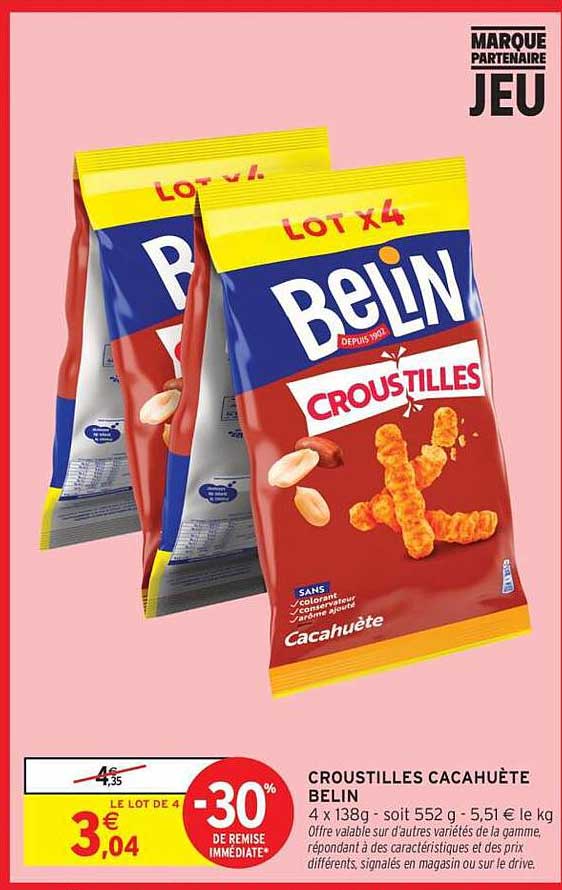 CROUSTILLES CACAHUÈTE BELIN
