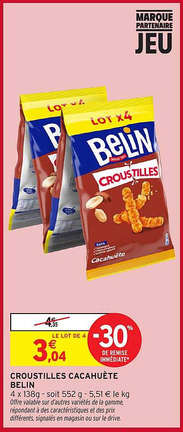 CROUSTILLES CACAHUÈTE BELIN