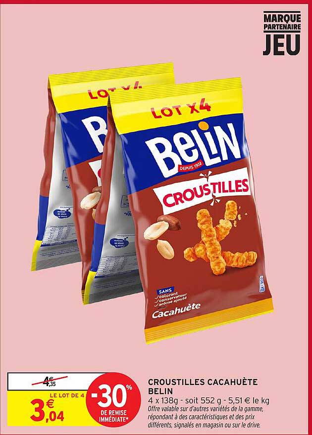 CROUSTILLES CACAHUÈTE BELIN