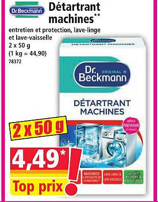 Détartrant machines
