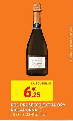 DOC PROSECCO EXTRA DRY RICCADONNA