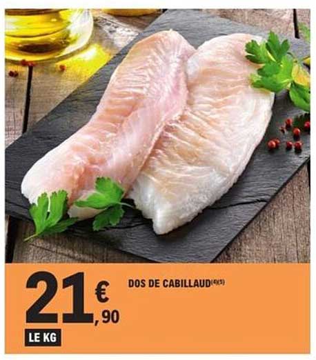 DOS DE CABILLAUD
