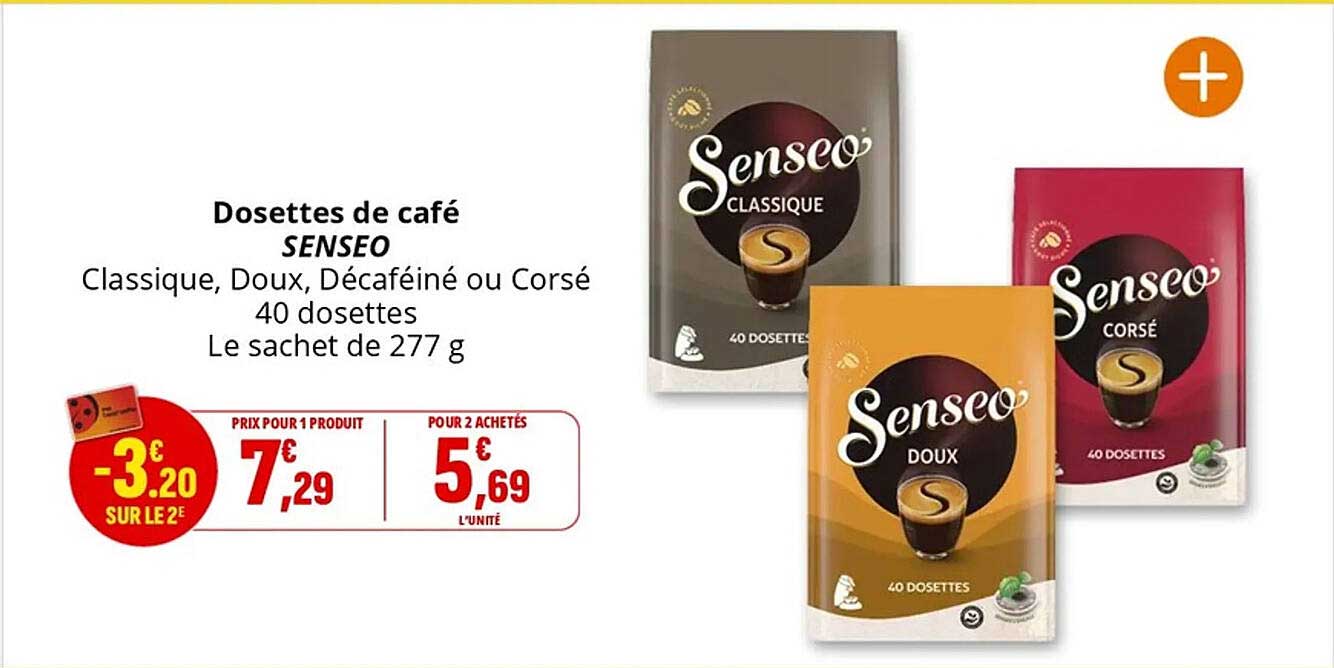 Dosettes de café SENSEO