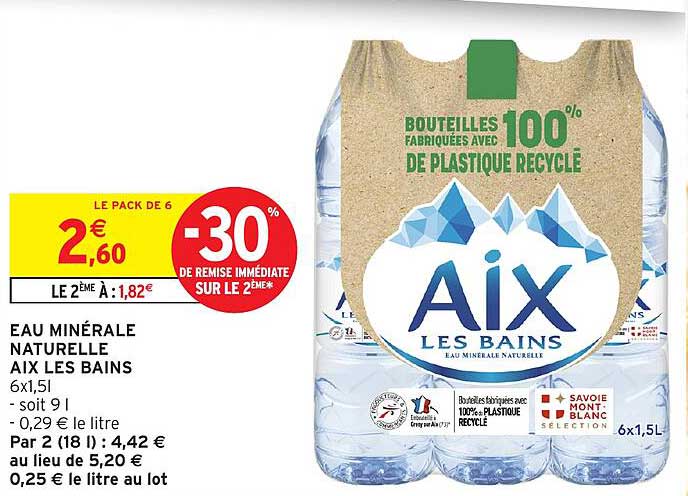EAU MINÉRALE NATURELLE AIX LES BAINS