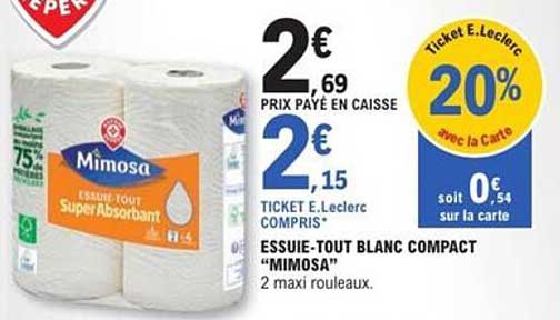 ESSUIE-TOUT BLANC COMPACT "MIMOSA"