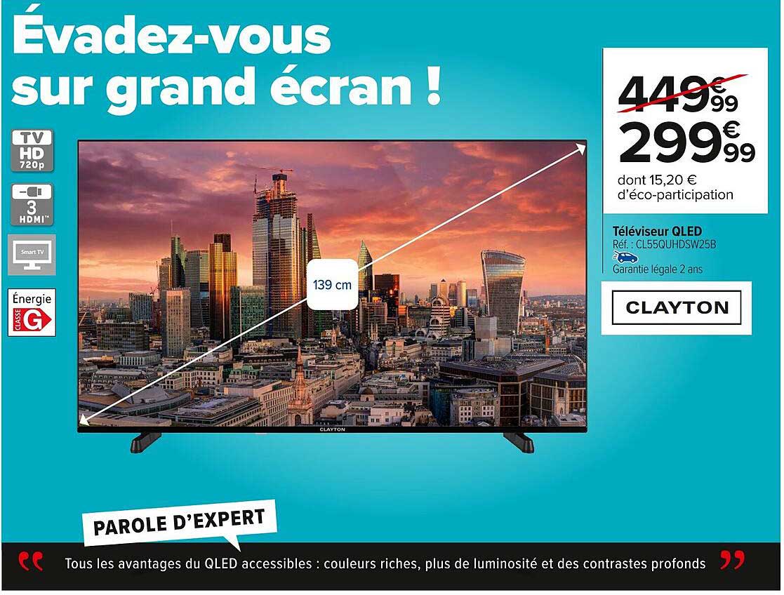 Évadez-vous sur grand écran !