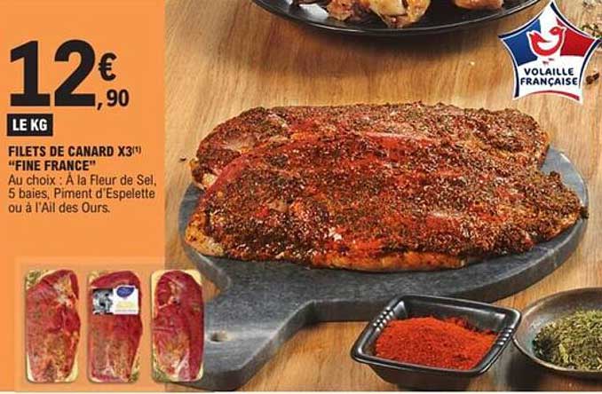 FILETS DE CANARD X3"" "FINE FRANCE"