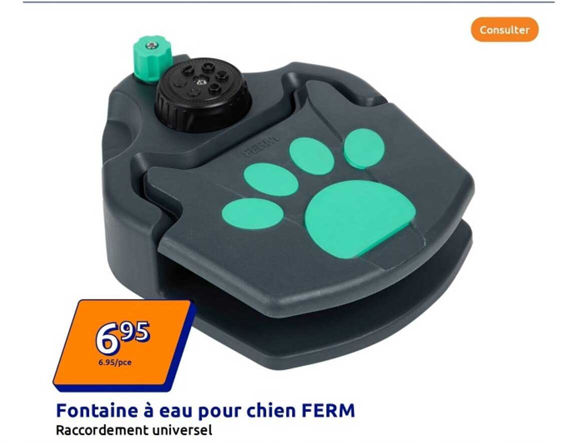 Fontaine à eau pour chien FERM