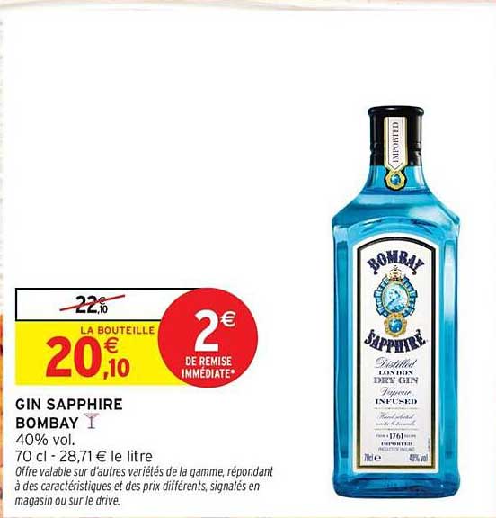 GIN SAPPHIRE BOMBAY