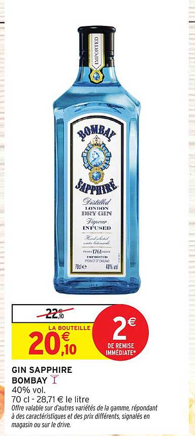 GIN SAPPHIRE BOMBAY