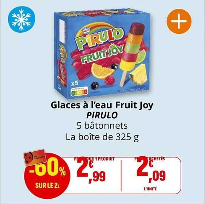 Glaces à l’eau Fruit Joy