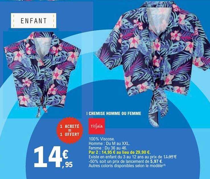 I chemise homme ou femme