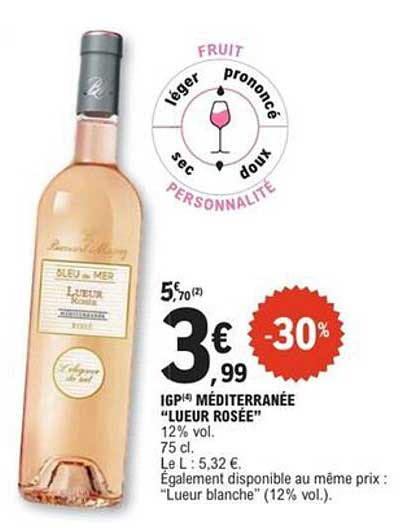 IGP® MEDITERRANEE "LUEUR ROSEE"