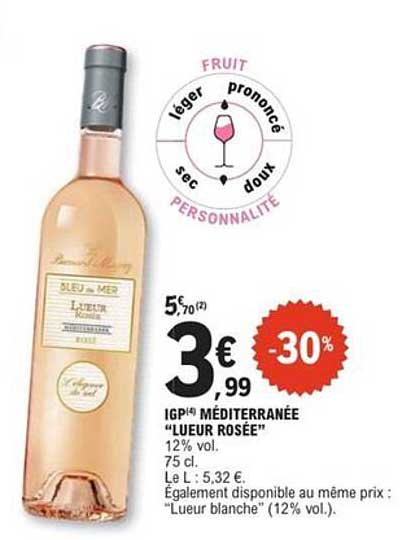 IGP Méditerranée "Lueur Rosée"