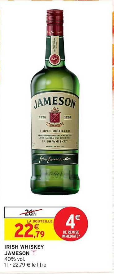 IRISH WHISKEY JAMESON