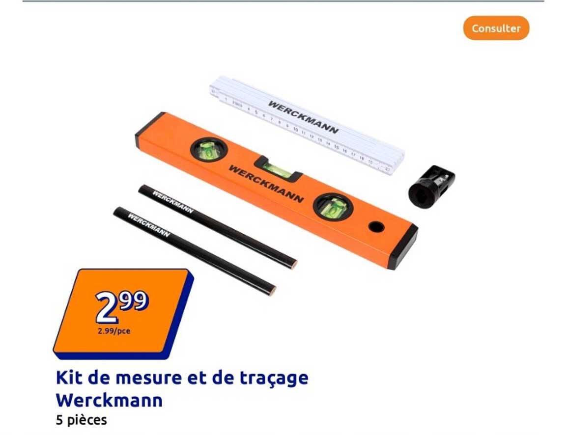 Kit de mesure et de traçage Werckmann