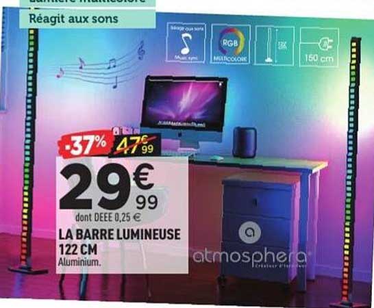 LA BARRE LUMINEUSE 122 CM