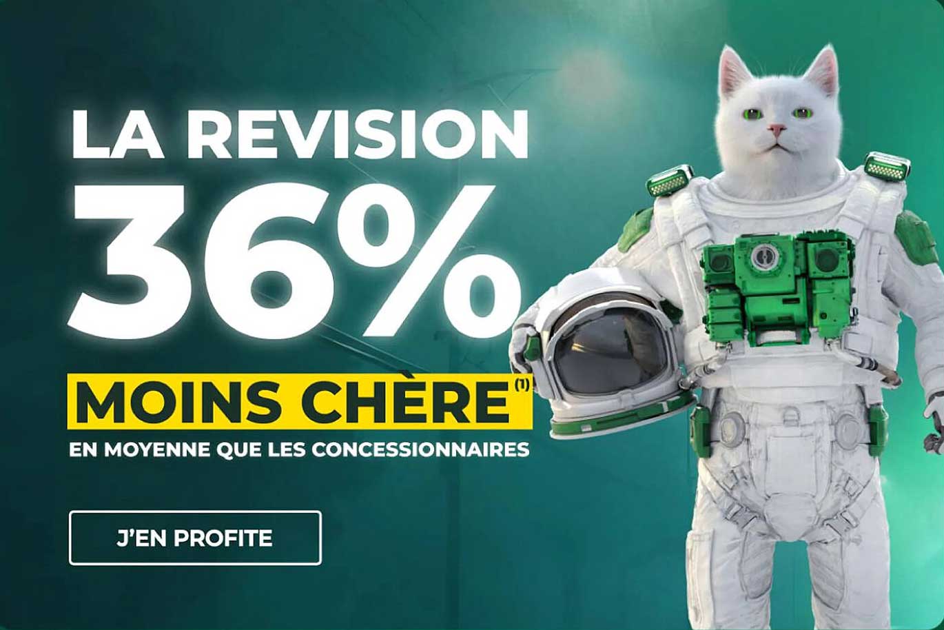 LA REVISION 36% MOINS CHÈRE