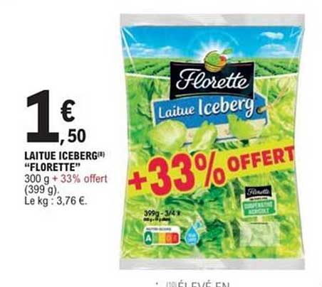 LAITUE ICEBERG® "FLORETTE"