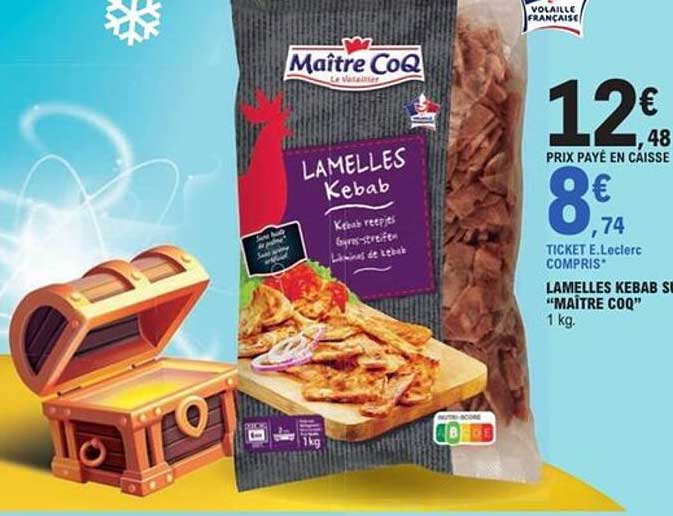 LAMELLES KEBAB "MAÎTRE COQ"