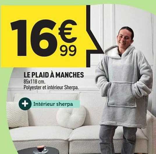 LE PLAID À MANCHES