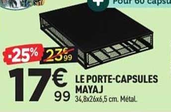 LE PORTE-CAPSULES MAYAJ