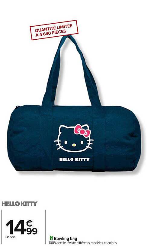Le sac Bowling Hello Kitty