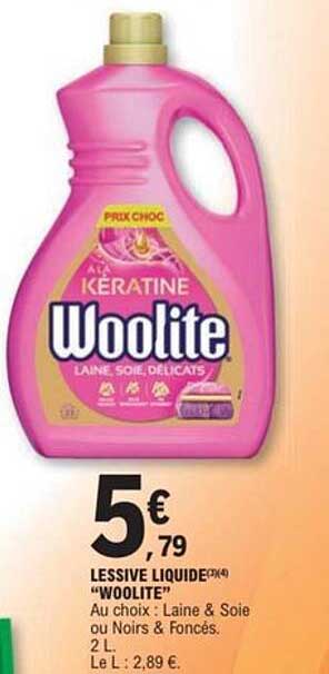 LESSIVE LIQUIDE "WOOLITE"