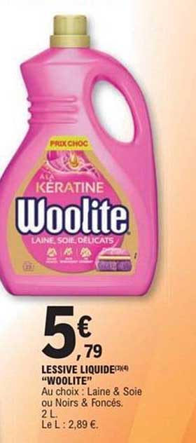 LESSIVE LIQUIDE "WOOLITE"