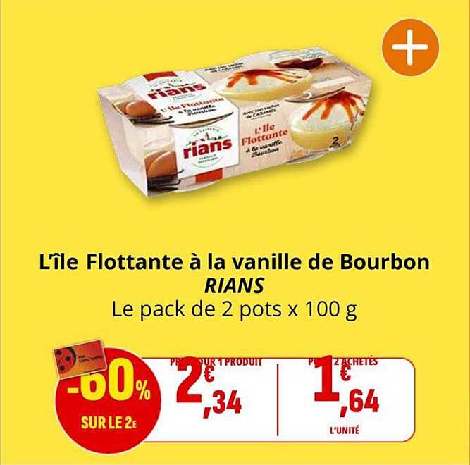 L'île Flottante à la vanille de Bourbon RIANS