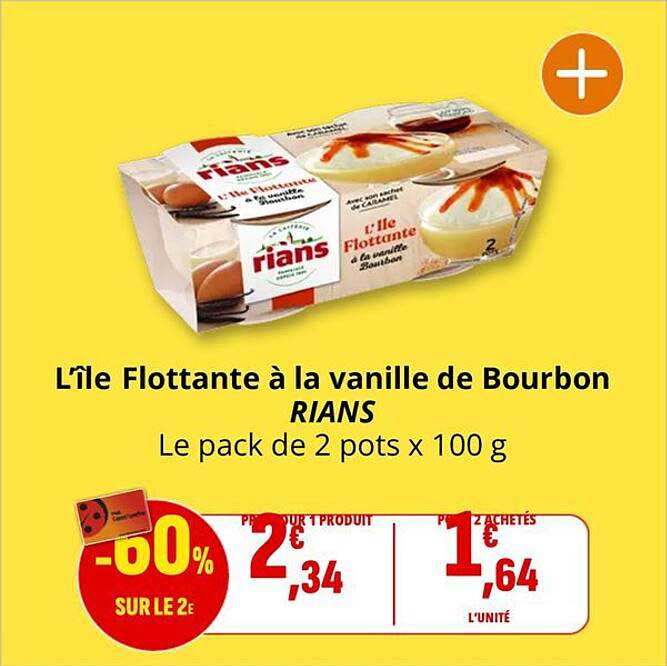 L'île Flottante à la vanille de Bourbon RIANS