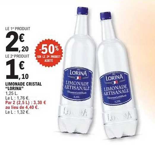 LIMONADE CRISTAL “LORINA”