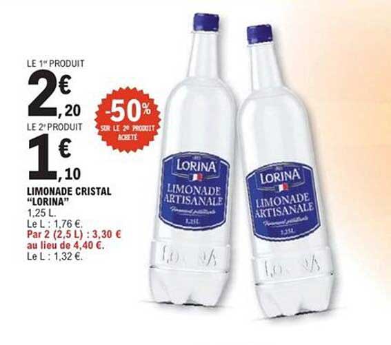 LIMONADE CRISTAL "LORINA"