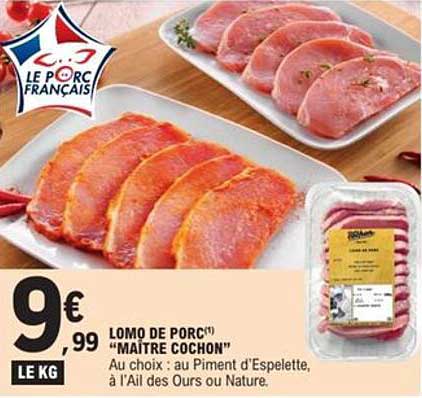 Lomo de porc "Maître Cochon"