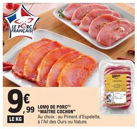 LOMO DE PORC "MAÎTRE COCHON"