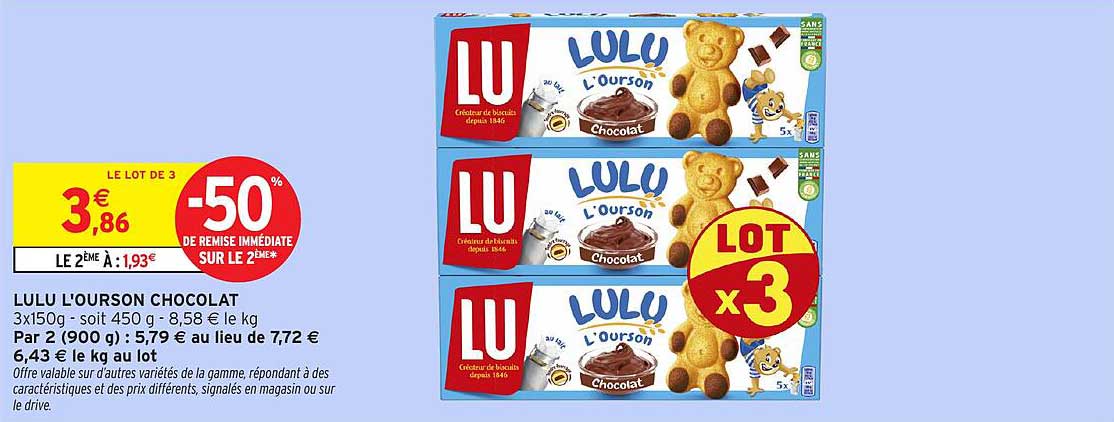 LU L'Ourson Chocolat