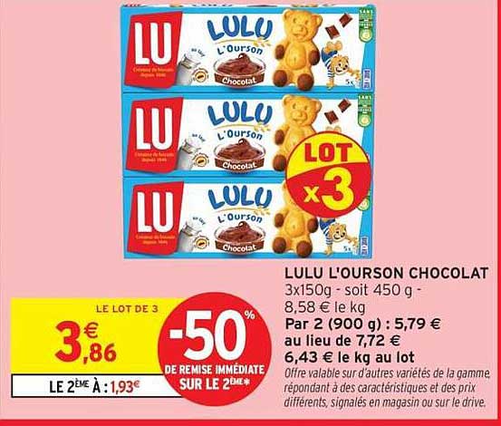 LULU L'OURSON CHOCOLAT