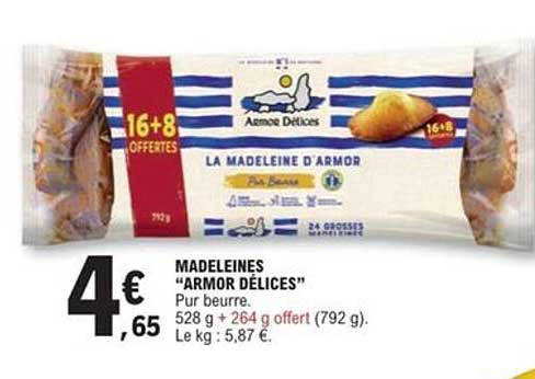 MADELEINES “ARMOR DÉLICES”