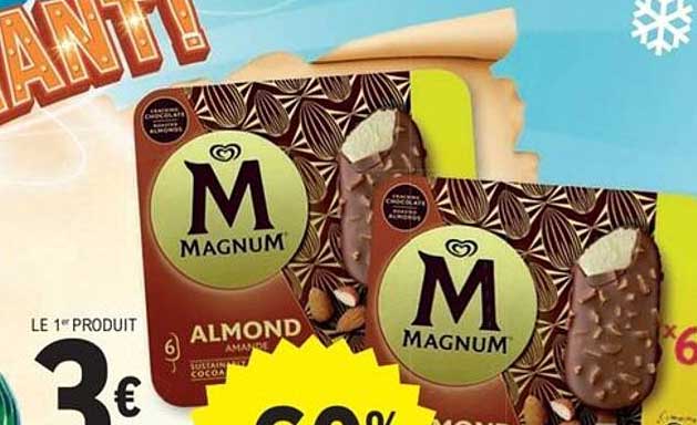 MAGNUM ALMOND – 60% de réduction !