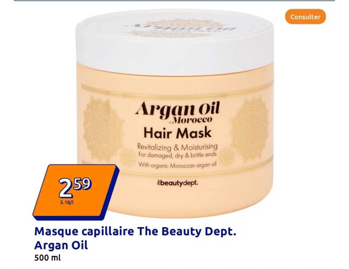 Masque capillaire The Beauty Dept. Argan Oil