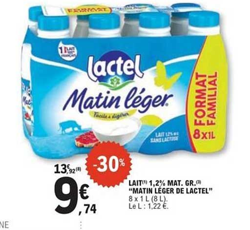 Matin léger de Lactel - Format familial