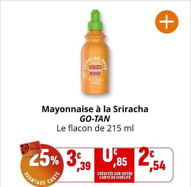 Mayonnaise à la Sriracha GO-TAN