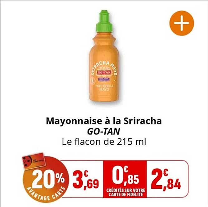 Mayonnaise à la Sriracha GO-TAN
