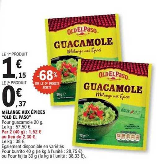 MÉLANGE AUX ÉPICES "OLD EL PASO"