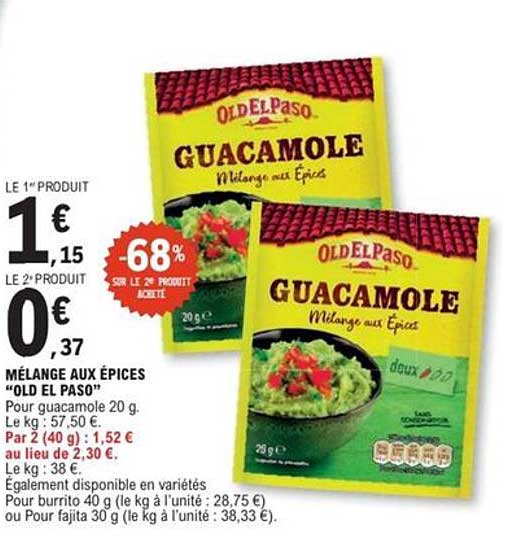 MÉLANGE AUX ÉPICES "OLD EL PASO"