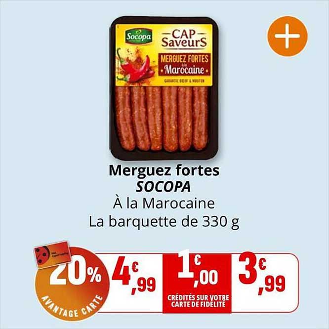 Merguez fortes SOCOPA