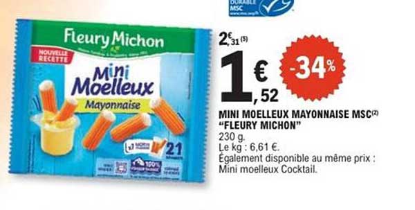 MINI MOELLEUX MAYONNAISE MSC "FLEURY MICHON"